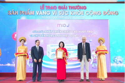 Midu MenaQ7 180mcg đạt giải "Sản phẩm vàng vì sức khỏe cộng đồng"