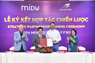 Công ty Cổ phần Midu MenaQ7 ký kết hợp tác chiến lược với tập đoàn Lesaffre