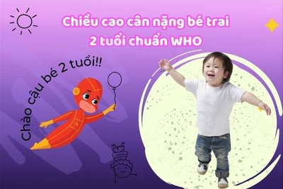 Chiều cao cân nặng bé trai 2 tuổi chuẩn WHO #2024