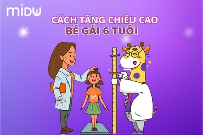 [Mới] Bảng chiều cao cân nặng bé gái 6 tuổi theo giai đoạn