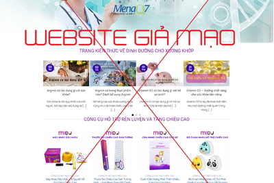 Cảnh Báo Về Việc Xuất Hiện Website Gây Nhầm Lẫn Với Thương Hiệu MIDU MENAQ7