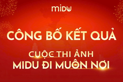 CÔNG BỐ KẾT QUẢ CUỘC THI ẢNH “MIDU ĐI MUÔN NƠI”
