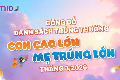 CÔNG BỐ DANH SÁCH TRÚNG THƯỞNG CHƯƠNG TRÌNH "CON CAO LỚN - MẸ TRÚNG LỚN" THÁNG 3/2026