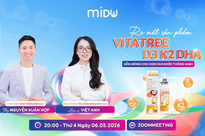 RA MẮT SẢN PHẨM VITATREE D3 K2 DHA - NỀN MÓNG CHO CON CAO KHỎE THÔNG MINH