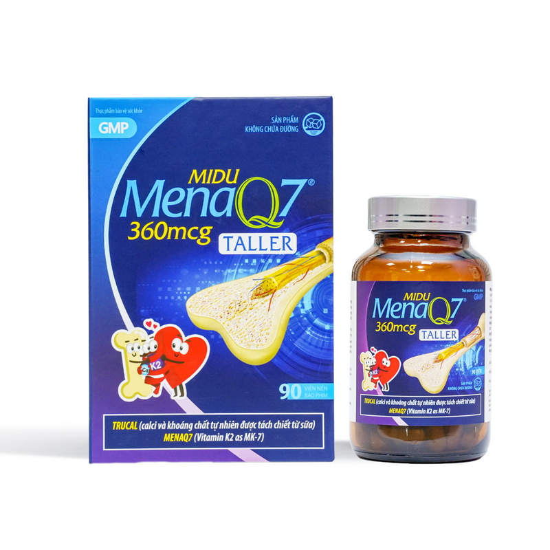 Midu MenaQ7 360mcg Taller (90 viên)