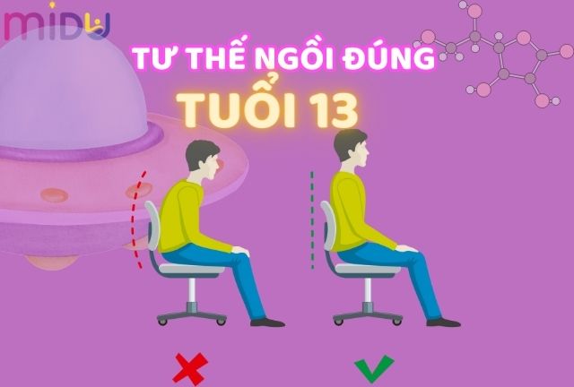 Tư thế ngồi giúp con cao hơn khi 13 tuổi