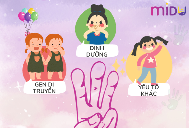 Các yếu tố ảnh hưởng đến chiều cao của bé gái 1 tuổi