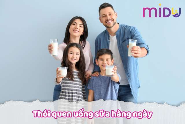 Người Đức có thói quen uống sữa hàng ngày