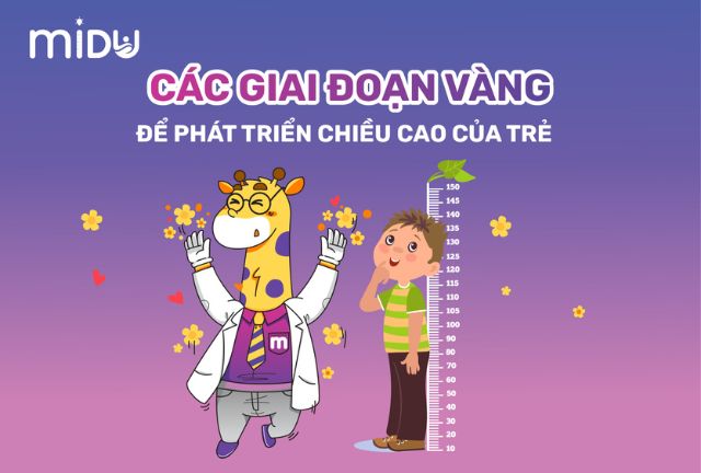 Giai đoạn nào con tăng chiều cao tốt nhất