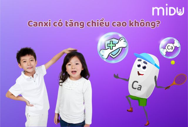 Bổ sung Canxi có giúp tăng chiều cao không?