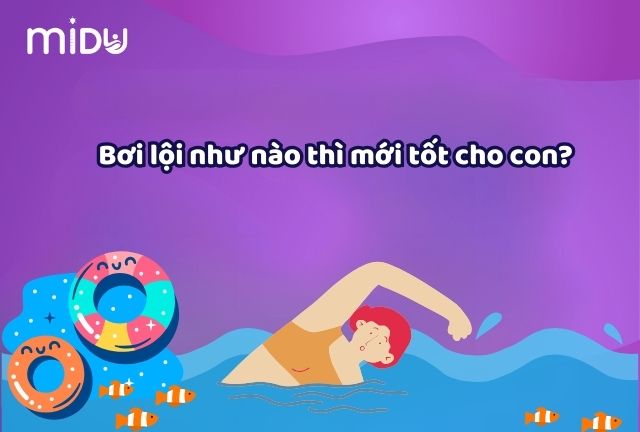 Kỹ thuật bơi lội giúp tăng chiều cao hiệu quả